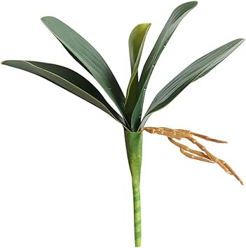 Amazon Com Artificial Flowers Orchid Leaves Real Looking Fake