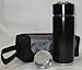 2 Pack Black Alkaline Energy Flask Ionizer Water Bottle Ion Cup with Cases NEW