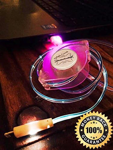 iphone Cable Charger Led Lightning retractable cable charging with smiley faces 5, 5s, 5c, 6, 6s, 6 , 7 ,7s,Plus, iPad 4, Mini 2 3, iPad Air 2 3, iPod Touch 5, Car Accessory.