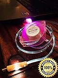 Iphone Cable Charging Led Light retractable black with smiley faces 5, 5s, 5c, 6, 6s, 6 , 7 ,7s,7 plus, iPad 4, Mini 2 3, iPad Air 2 3, iPod Touch 5, iPod Nano 7 , 6 month warranty