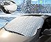Mini-Factory Car Windshield Snow Cover / Sun Shade Protector Exterior Shield Guard - All Weather - Sun, Snow, Ice, Frost and Wind Proof - Extra Thick - Door Flaps