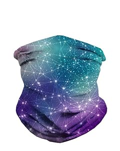 iHeartRaves Constellations Galaxy Seamless Mask Bandana
