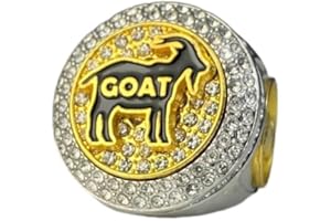 LEGACY RINGS Goat Championship Trophy Ring Award Gift for Tournament or League Champion Winner Greatest of All Time G.O.A.T.