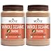 Ethiopian Whole Sesame Tahini, Stone-Ground, Organically Grown, Unhulled, Unsalted, Non-GMO, Gluten-Free, Kosher, Vegan, Tree Nut-Free, 15 Ounce (2-Pack), Revive Naturals
