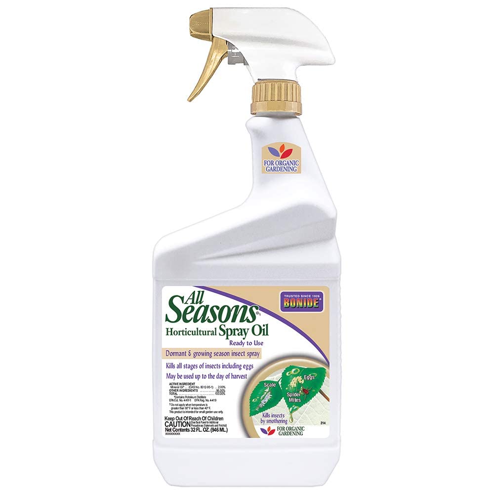 Photo 1 of Bonide All Season Horticultural & Dormant Spray Oil, 32 oz Ready-to-Use Spray, Disease Prevention and Insect Killer for Organic Gardening