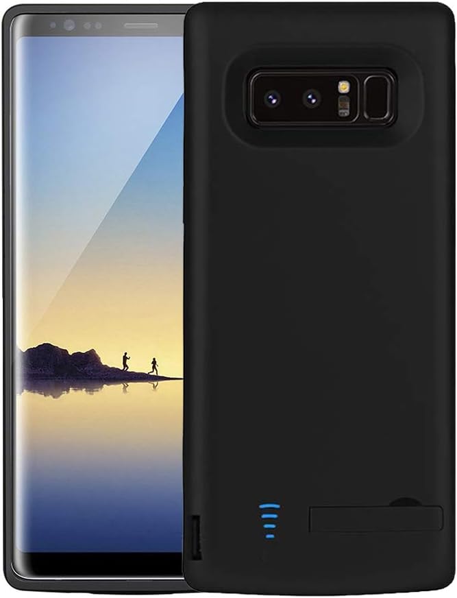 Galaxy Note 8 Battery Case COOLEAD 6500mAh Rechargeable Extended Battery Portable Charger Case External Battery Pack Charging Case Backup Power Bank Juice Case with Kickstand