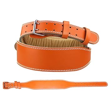  Tzted Genuine Leather Pro Weight Lifting Belt