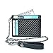 Minimalist Carbon Fiber RFID Blocking Anti-Theft Wallet w/ Removable Chain