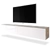 Selsey-Kane-Mueble-TV-FlotanteMesa-TVMueble-para-SalonMueble-TV-Suspendido-180-cm-con-LED-Cemento-GrisBlanco