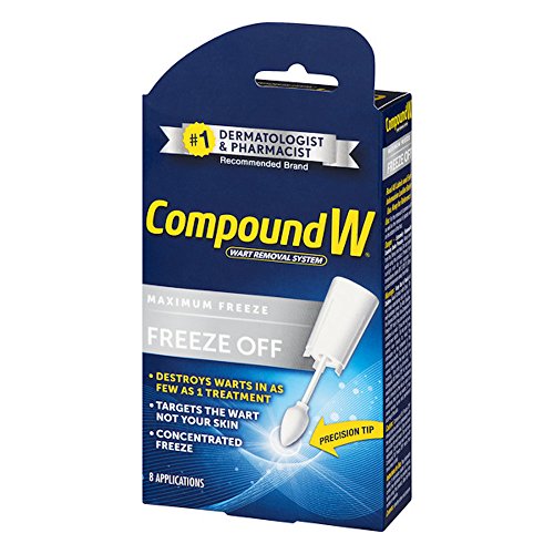 Compound W Freeze Off Wart Removal System - Effectively Removes Warts in as Few as One Treatment - 8 Disposable Applicators