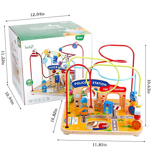 1 Wooden+Traffic+Coaster+Educational+Toddlers
