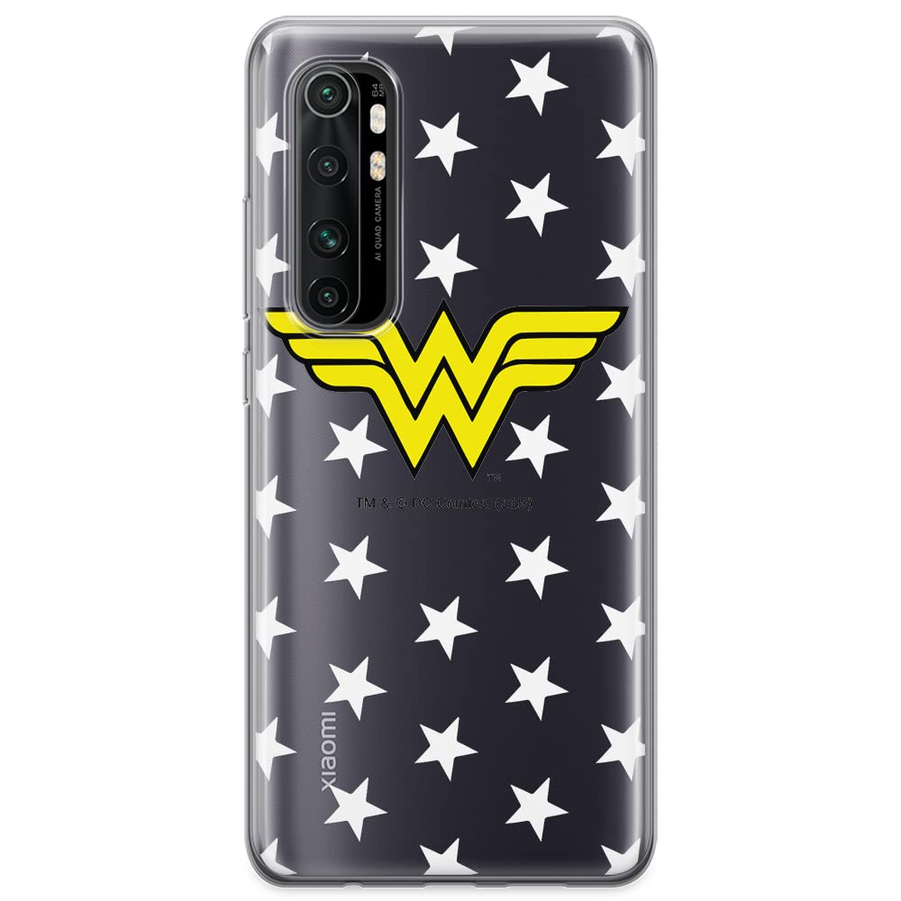ERT GROUP mobile phone case for Xiaomi MI NOTE 10 Lite original and officially Licensed DC pattern Wonder Woman 006 optimally adapted to the shape of the mobile phone, partially transparent — image 1
