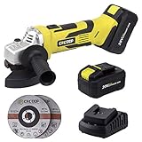 CACOOP 20V 4-1/2''Cordless Angle Grinder with 4.0Ah