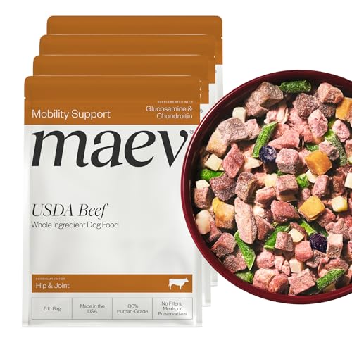 Maev Human-Grade Frozen Fresh Beef Dog Food, Hip & Joint, 20 lb