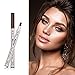 AsaVea Tattoo Eyebrow Pen Waterproof Ink Gel Tint with Four Tips, Long Lasting Smudge-Proof Natural Hair-Like Defined Brows All Day (Natural Brown)