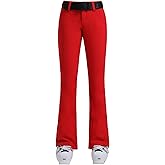 GSOU SNOW Ski Pants Women Slim Snow Pants Waterproof Windproof Warm Womens Snowboard Pants for Winter Sports