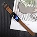 TRUMiRR Gear Fit 2 Watchband, Double Color Genuine Leather Watchband Stainless Steel Clasp Strap Sports Wristband Wrist Bracelet for Samsung Gear Fit 2 SM-R360 / Fit2 Pro SM-R365 Smartwatch