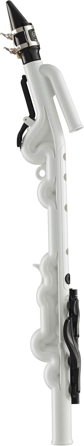 YVS-100 Venova - Casual Wind Instrument with Carrying Case, Reed, Mouthpiece and Guidebook, in White, silver - Image 3