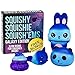 Purple Ladybug Novelty Slow Rising Galaxy Jumbo SQUISHIES Pack: Gift Box Includes Starry Galaxy Bunny, Panda, Narwhal, and Emoji Poo Kawaii Soft Squishy Toys - Squishys are Great Sensory Toys!