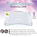Gellen 24W UV LED Nail Lamp Dryer Light for Gel Nail Polish - Quick Dry No Harm Gel Manicure Machine, Color Piano Black