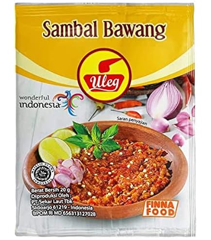 Amazon.com : Finna Uleg Sambal Terasi (Chili Shrimp Paste), 500