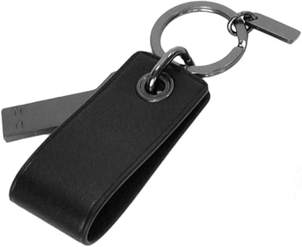 Coach Leather Key Chain FOB w/ 8GB USB Stick (Black): Shoes