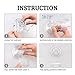 LUXEAR Shower Hooks Clear Plastic Suction Cups Hooks Bathroom Razor Holder for Kitchen Office Squeegee Window Glass Door Wreath Hanger Home Accessories Organizer Reusable Removable - 2 Pack