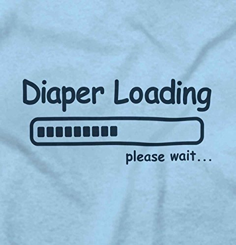 Diaper Loading New Parents Baby Shower Gift Funny Saying Baby Onesie Bodysuit