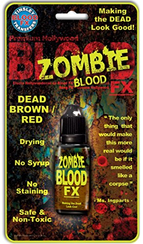Tinsley Transfers Zombie Rot Effects Fake Blood FX Dark Red