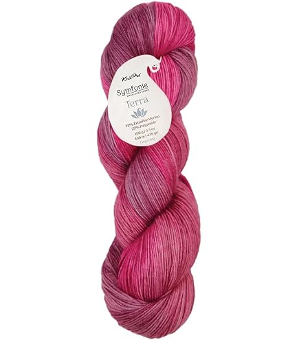 Y.A.R.N ピンク Amazon.com: Woolweave Fingering Weight Yarn - Hand Dyed Pink
