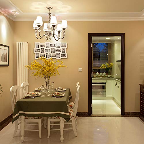 GALYGG E12 LED Candelabra Light Bulbs 60 Watt Equivalent, Warm White 2700K 600LM, Chandelier Bulb 7W CRI 90+ Non-Dimmable - 6 Packs - Thumbnail 6