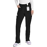 EDS Essentials Scrubs for Women, Yoga-Inspired Pull-On Pant with Four-Way Stretch and Moisture Wicking DK005
