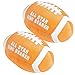 Fun Express Plush All Star Ring Bearer Football (2 Packs)