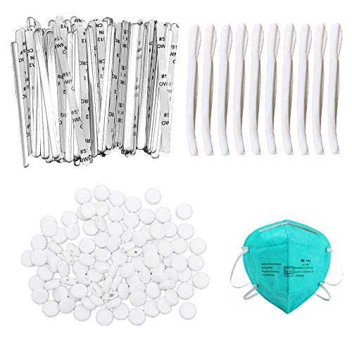 Nose Wire for Mask Nose Bridge Strips Elastic String Cords DIY Mask
