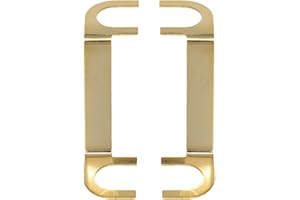 Speaker Wire Lugs - Pure Copper Gold Plated Connector | Audio Terminal Cup Adapter | Stereo Wiring Link Bridge for Amplifier 