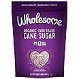 Wholesome Sweeteners 16-Ounce Organic Cane Sugar, Fair Trade, Non GMO, Gluten Free, Pure & Vegan, for Baking and Sweetening, 1 Pack