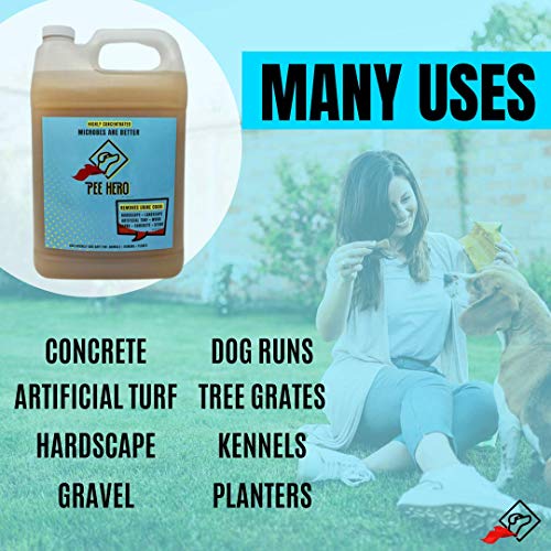 UreaZ Pee Hero 1Gallon Concentrate Urine Odor Eliminator Removes Dog Urine Odor from