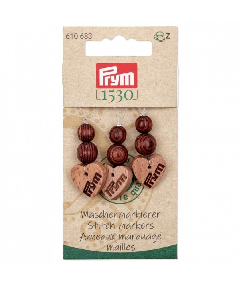 Prym Stitch Markers Wood, Natural, One Size