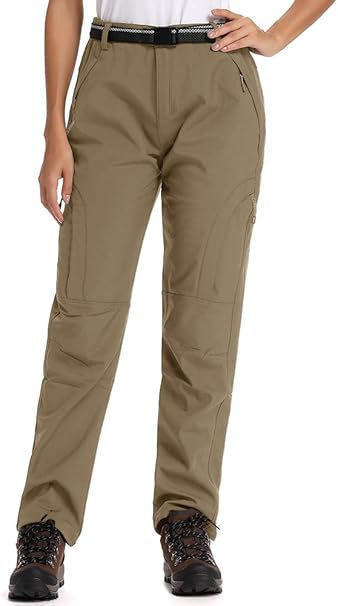 womens lined khaki pants