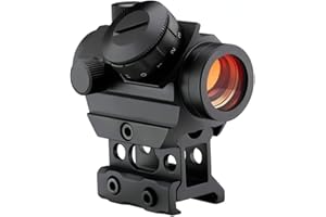 Red Dot 1x20mmSight Rifle Scope Collimator Dot with 11mm/20mm Rail Mount