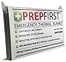 PREPFIRST Emergency Mylar Space Blankets 5 Pack Green 83 x 51 in (Bonus -1 Large Gold 83 x 63 in)