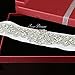 SoarDream White Bridal Sash Wedding Belt Bridal Bridesmaid Dress sash