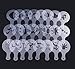 BIHRTC 24 Pcs 23 Designs Cappuccino Latte Barista Coffee Art Stencils Template Strew Pad Duster Spray Art + 1pc Coffee Latte Art Pen