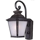 Maxim Knoxville-Outdoor Wall Lantern Early American in Early American Style-9 Inches Wide by 18.5 inches high-Bronze Finish-F