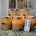 Pandaing Set of 5 Pillar Birch Bark Effect Flameless LED Candles with 10-key Remote Control and 2 4 6 or 8 Hours Timer Function