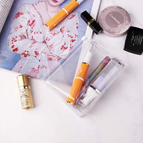 yiwoo 20Pcs Mini Small PVC Transparent Plastic Cosmetic Organizer Bag Pouch With Zipper Closure for Vacation Travel, Bathroom and Organizing Waterproof Makeup Bag 9 yiwoo 20Pcs Mini Small PVC Transparent Plastic Cosmetic Organizer Bag Pouch With Zipper Closure for Vacation Travel, Bathroom and Organizing Waterproof Makeup Bag