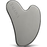 TALOVA 304 Stainless Steel Gua Sha Facial Tool, Face Massage Tool | 304-grade stainless steel gua sha tool for face and body massage. Reusable skincare accessory for daily beauty routines