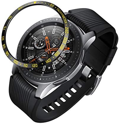 Mens Watches Sale Clearance, for Samsung Galaxy Watch 46Mm Bezel Ring Adhesive Cover Anti Scratch Metal Smart Watches Bezel Ring Adhesive Cover Anti Scratch Metal Wrist Watches