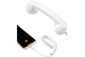 Retro Phone Adapter | 20*6*3 Cm Type-C Cell Phones Hand Set | Cell Phone to Landline Adapter with Cable | Classic Phoneset Ac