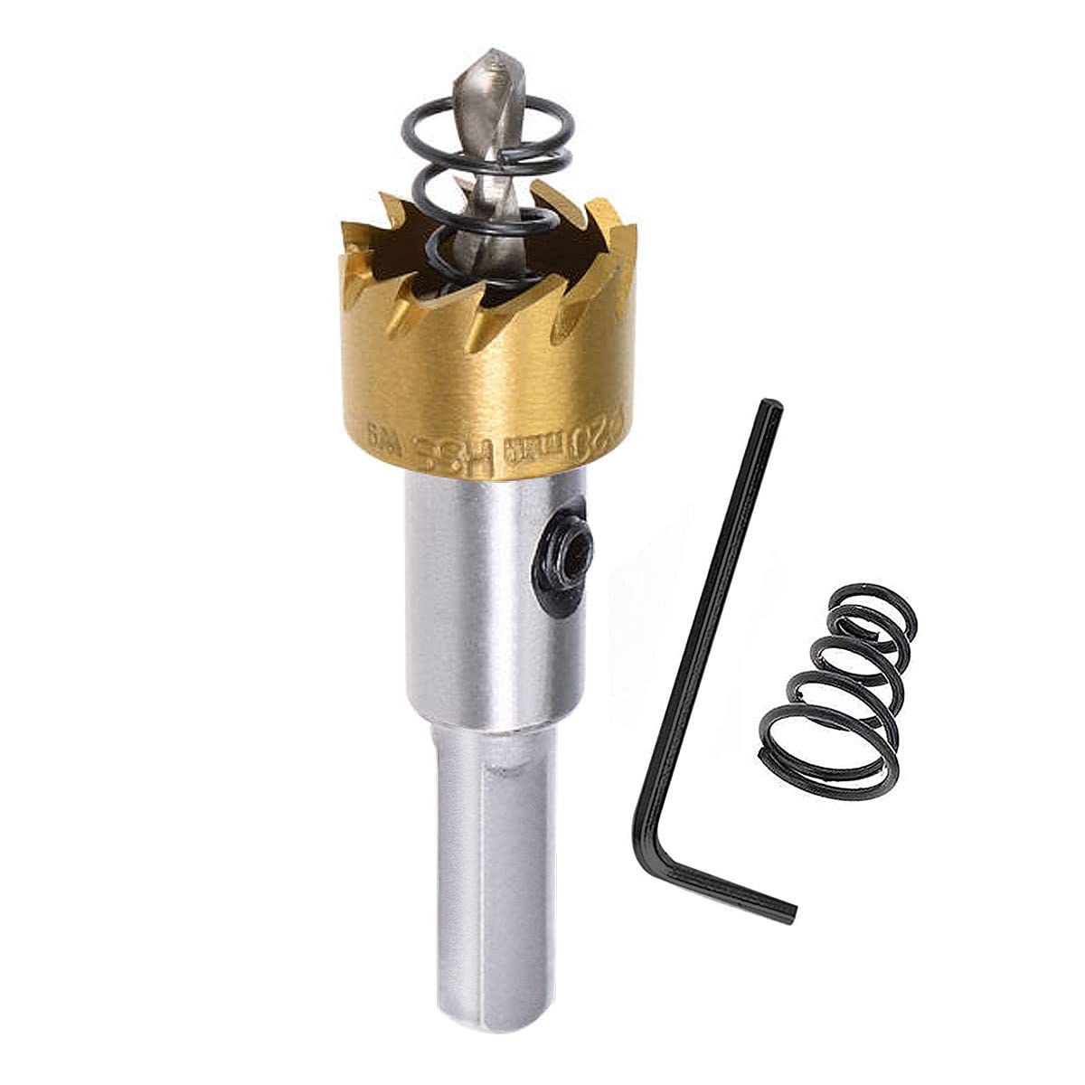 SagaSave 20mm Hole Opener High Speed Drill Bits Metal Hole Cutter, Long Life Hole Saw with Allen Key for Metal Wood Stainless Steel Aluminum, 0.79inch 1PCS